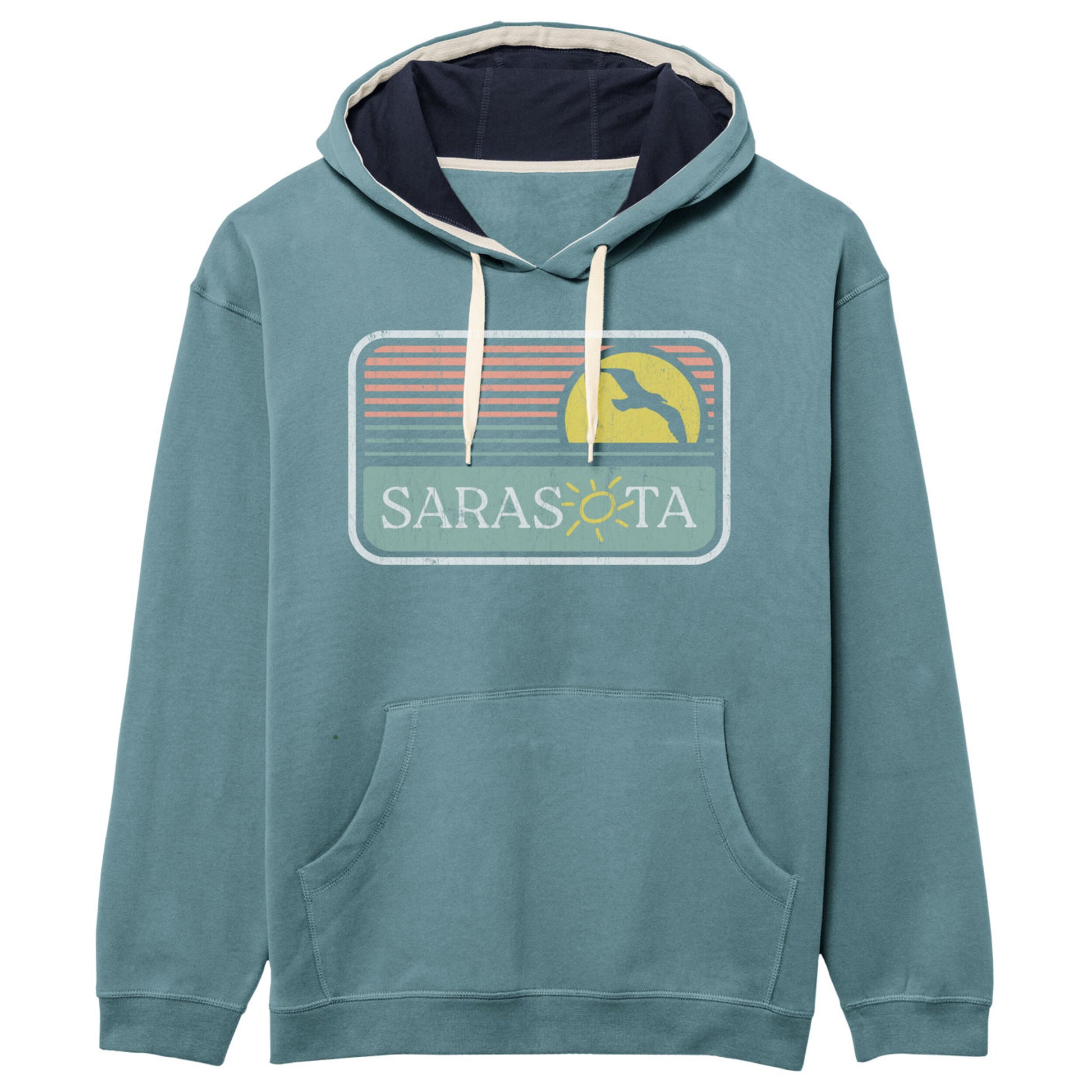 Sarasota Style Dlx Hoodie in Teal - Sarasota Florida | Sarasota Store