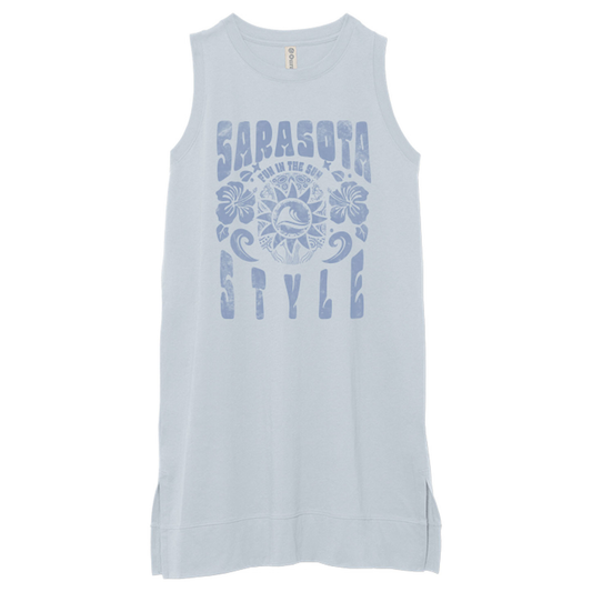 Sarasota Style Essential Cover Up in Blue - Sarasota Florida | Sarasota Store