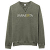 Sarasota Style Fleece Crewneck Sweatshirt in Green - Sarasota Florida | Sarasota Store