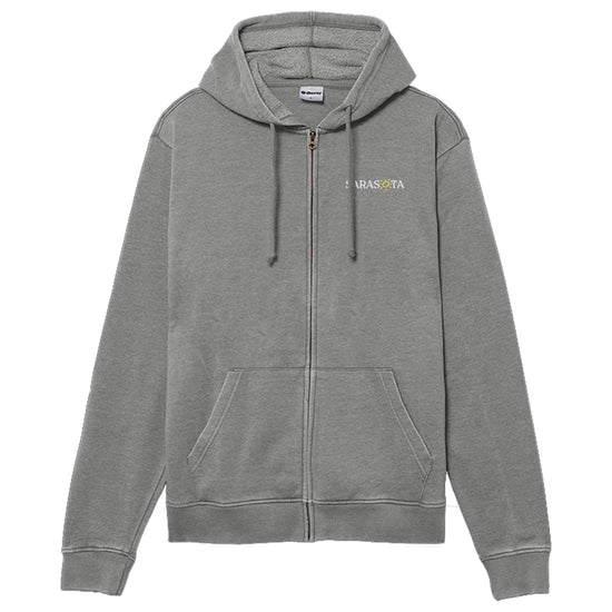 Sarasota Style Fleece Full Zip Jacket in Gray - Sarasota Florida | Sarasota Store