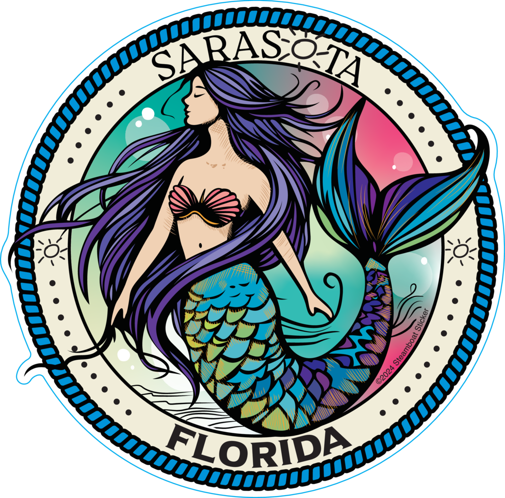 Sarasota Style Flowing Mermaid - Sarasota Florida | Sarasota Store
