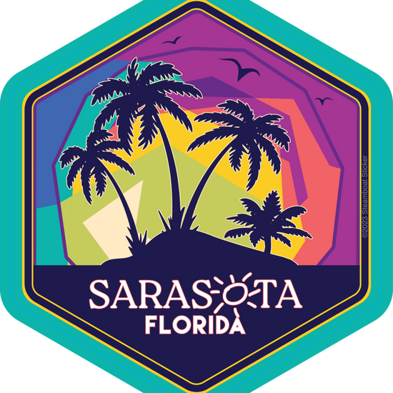 Sarasota Style Fractal Hex Palms - Sarasota Florida | Sarasota Store