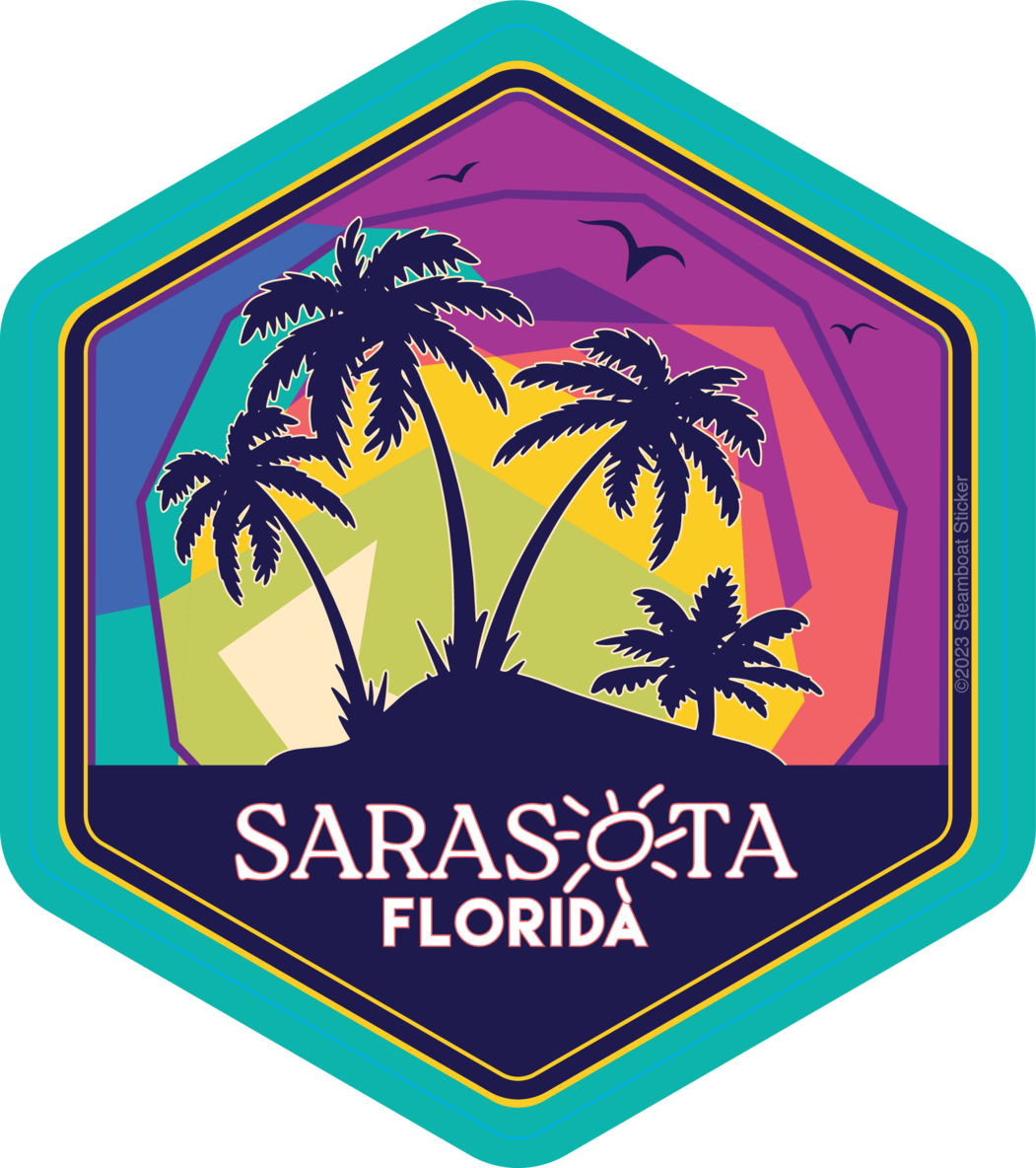 Sarasota Style Fractal Hex Palms - Sarasota Florida | Sarasota Store