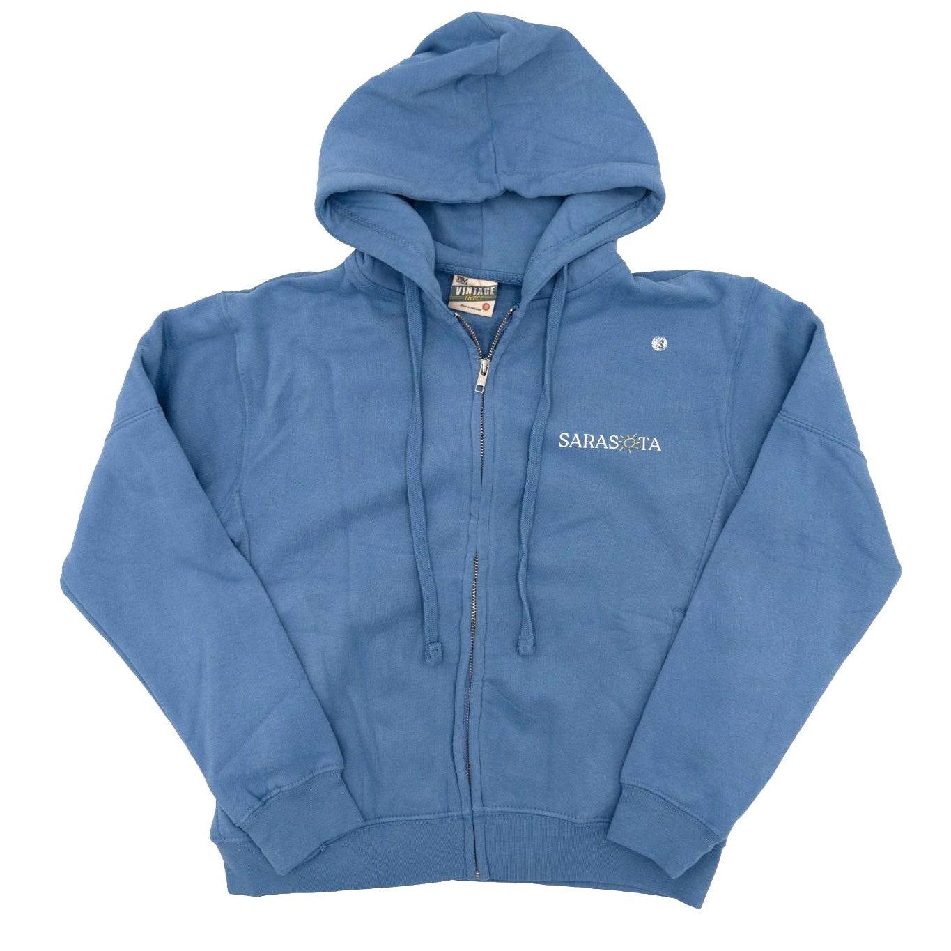 Sarasota Style Full Zip Jacket in Blue - Sarasota Florida | Sarasota Store