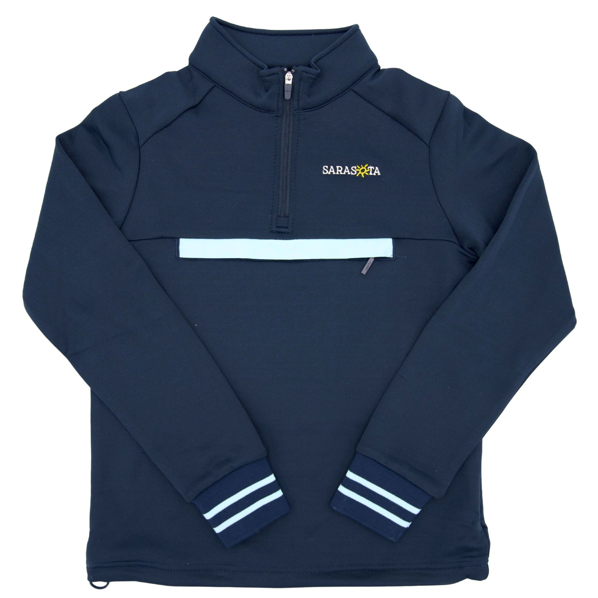 Sarasota Style Grant Quarter Zip Pullover in Navy - Sarasota Florida | Sarasota Store