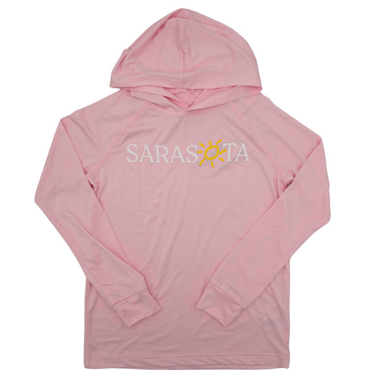 Sarasota Style Hooded Sunshirt Hoodie in Pink - Sarasota Florida | Sarasota Store