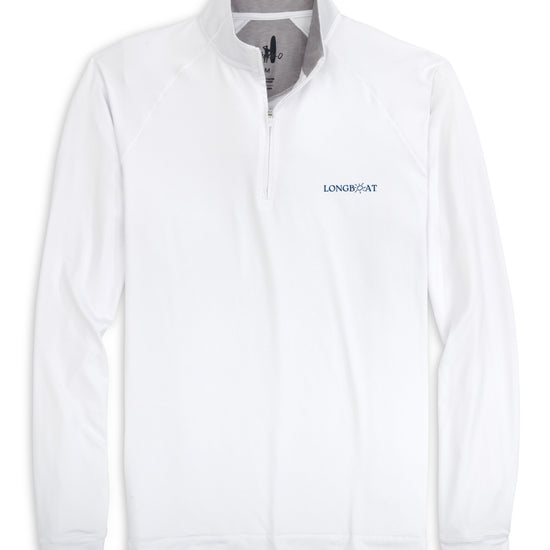 Sarasota Style x Johnnie-O Jmko Whte Aec Quarter Zip Pullover - Sarasota Florida | Sarasota Store