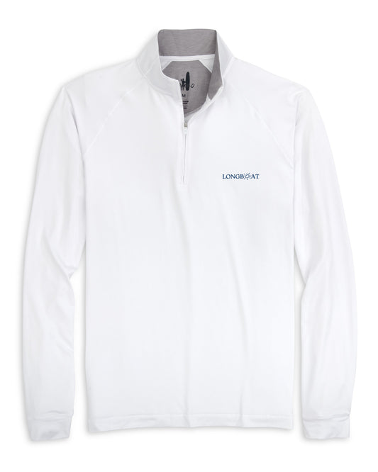 Sarasota Style x Johnnie-O Jmko Whte Aec Quarter Zip Pullover - Sarasota Florida | Sarasota Store