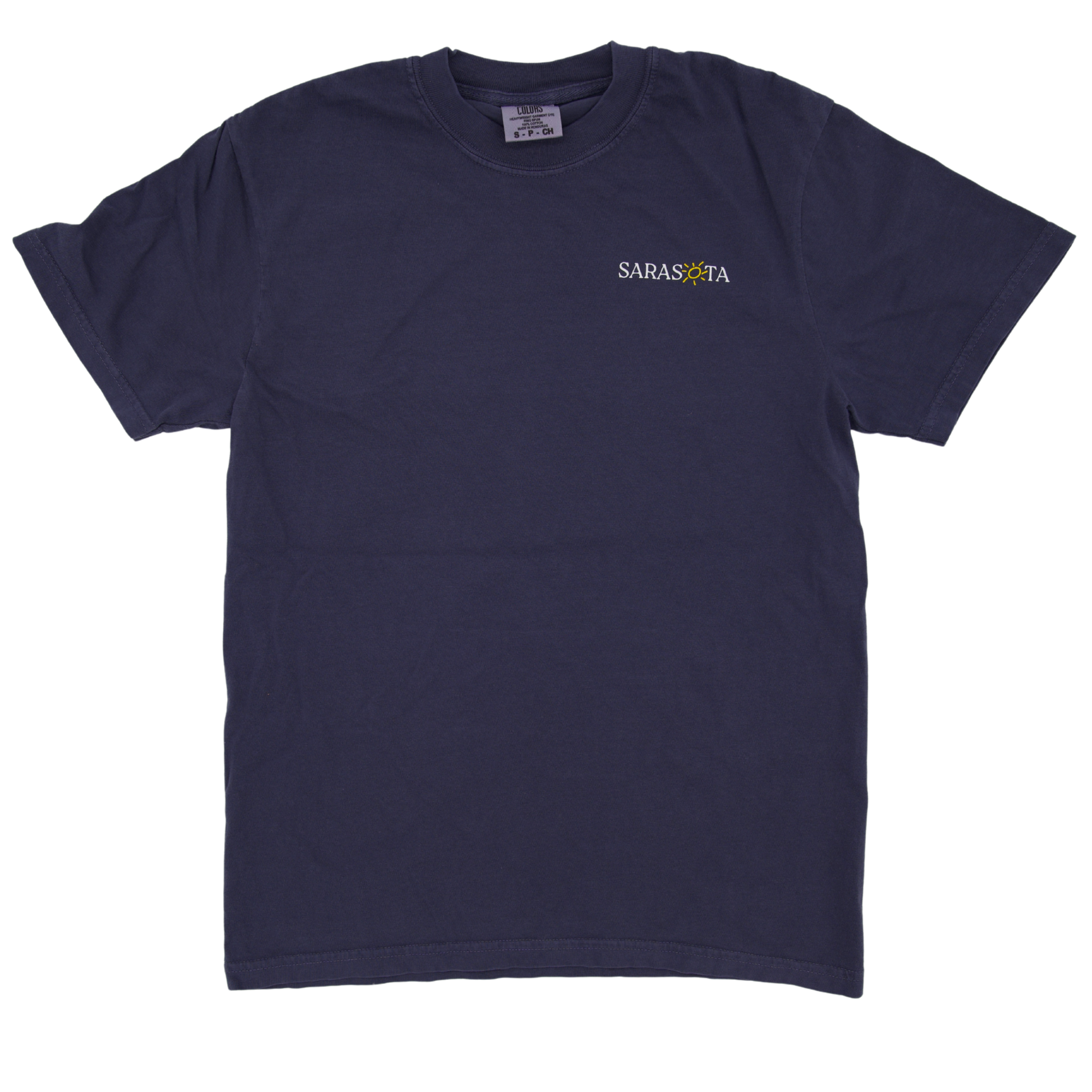 Sarasota Style Keys Short Sleeve T-Shirt in Navy - Sarasota Florida | Sarasota Store