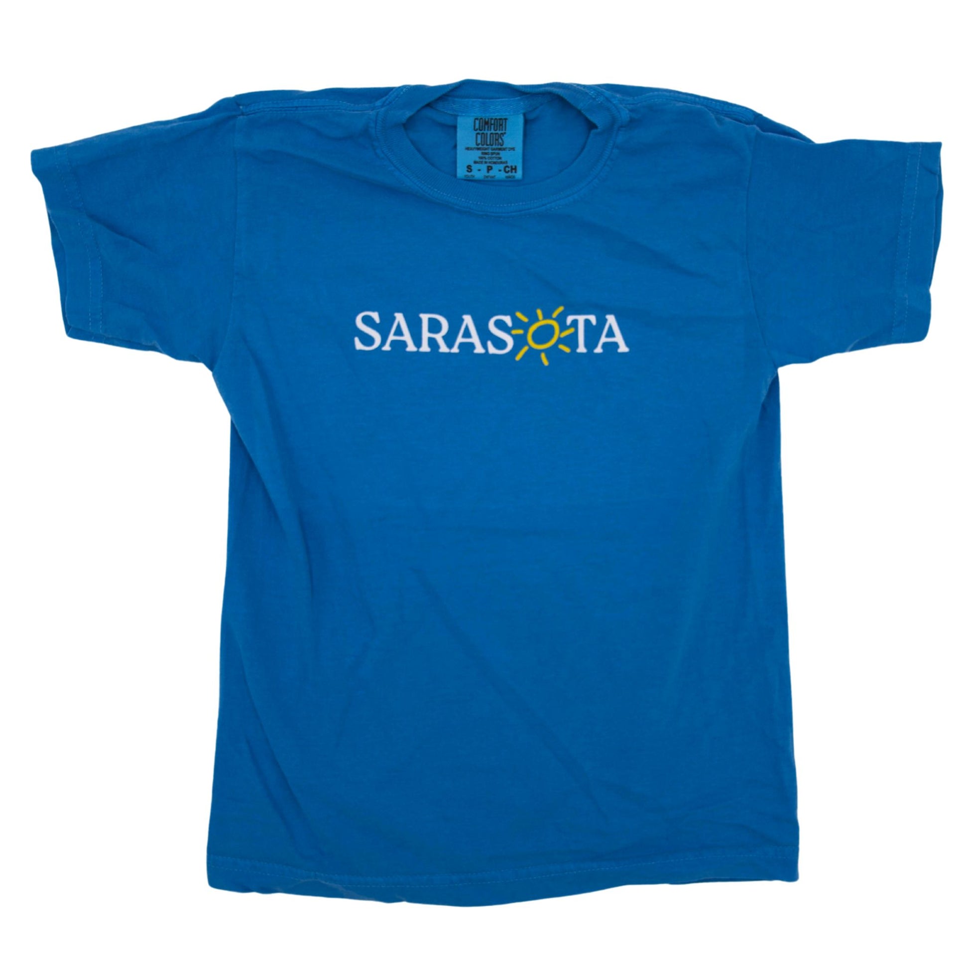 Sarasota Style Kid'S Blue Short Sleeve T-Shirt in Royal - Sarasota Florida | Sarasota Store