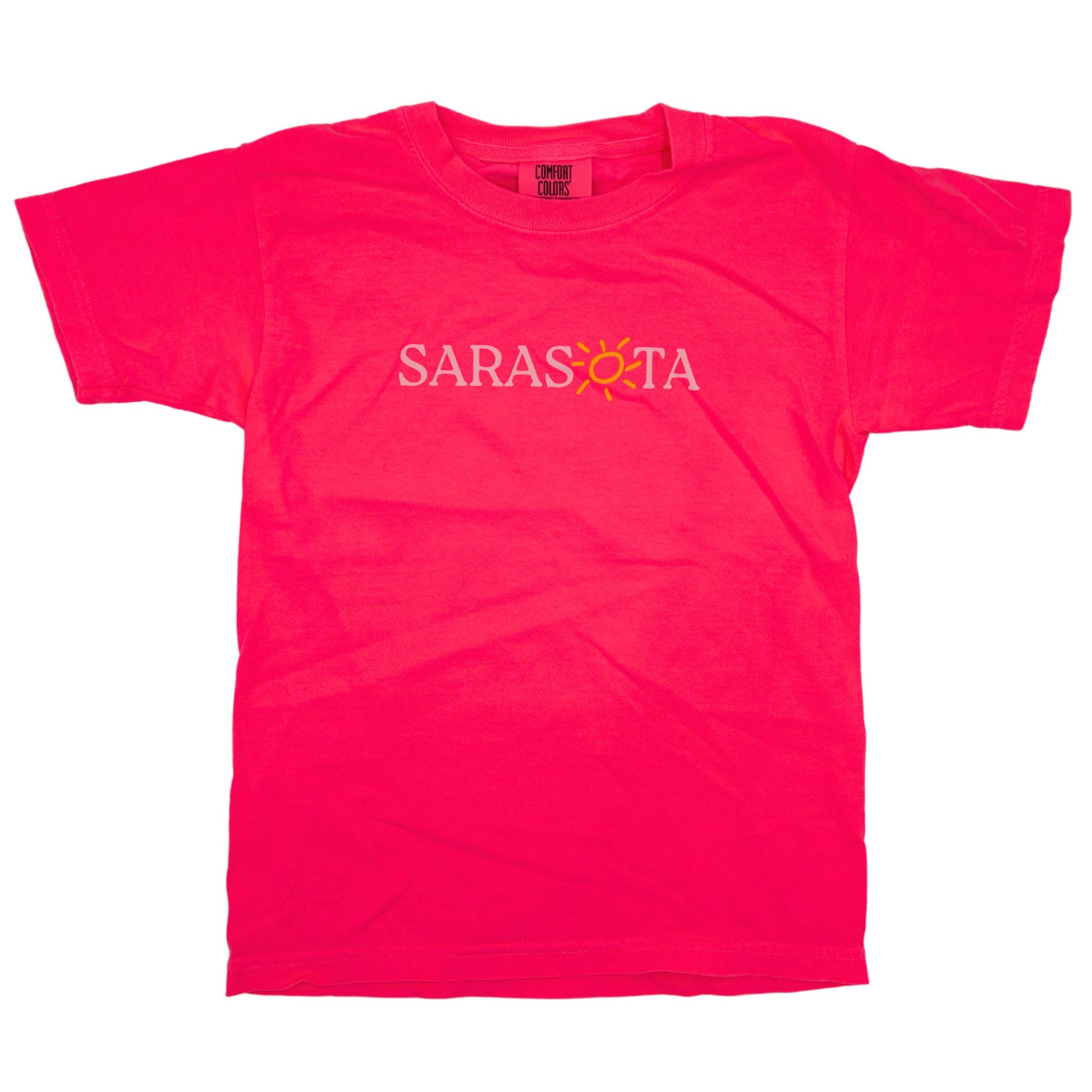 Sarasota Style Kid'S Short Sleeve T-Shirt in Pink - Sarasota Florida | Sarasota Store
