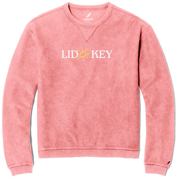 Sarasota Style Crewneck Sweatshirt in Classic Pink - Lido Key | Sarasota Store