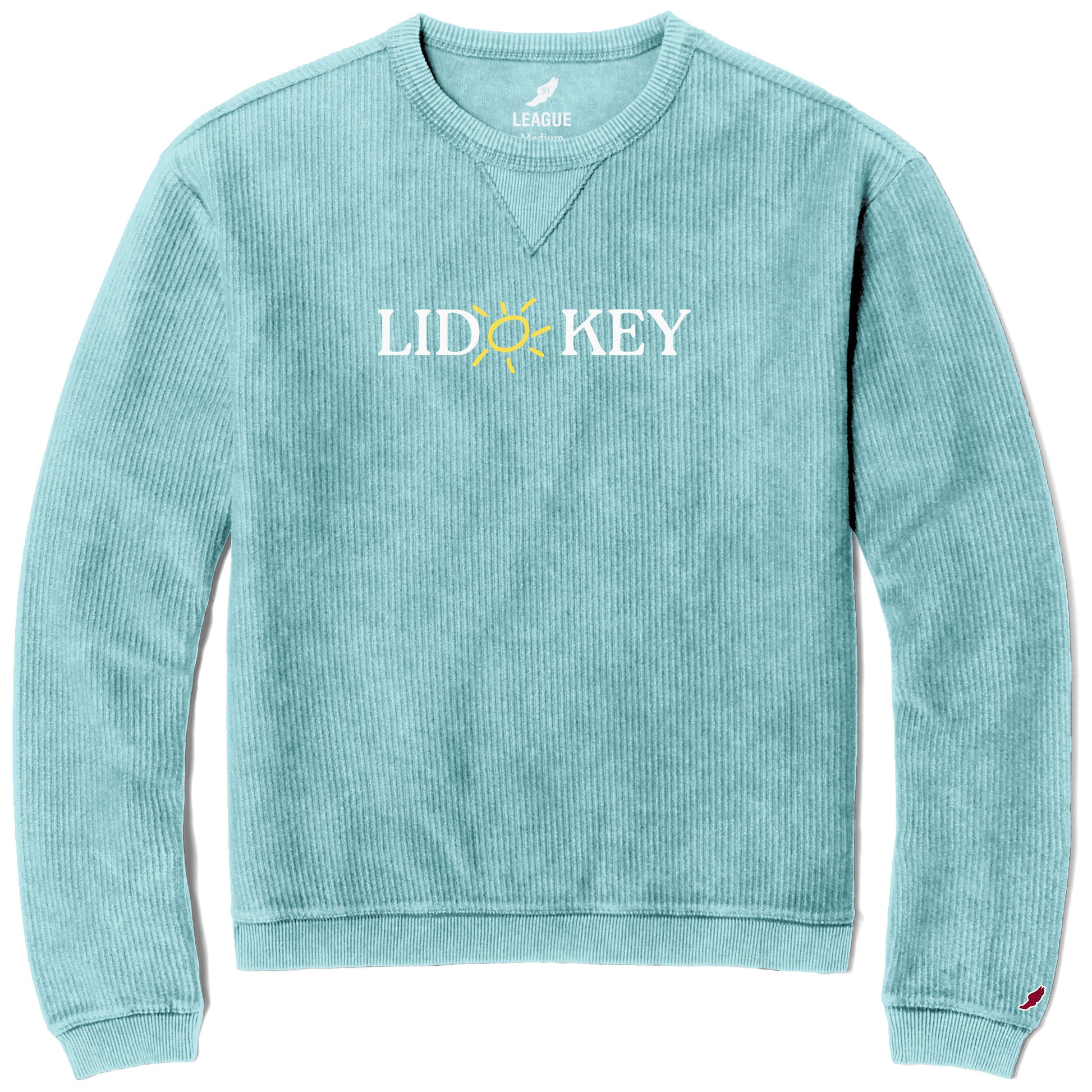 Sarasota Style Crewneck Sweatshirt in Seaglass - Lido Key | Sarasota Store