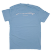 Sarasota Style Longboat Keys Short Sleeve T-Shirt in Chambray - Lido Key | Sarasota Store