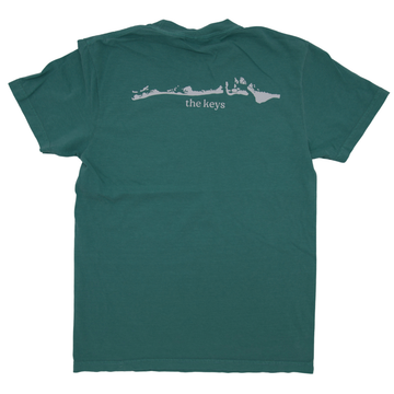 Sarasota Style Longboat Keys Short Sleeve T-Shirt in Seafoam - Lido Key | Sarasota Store