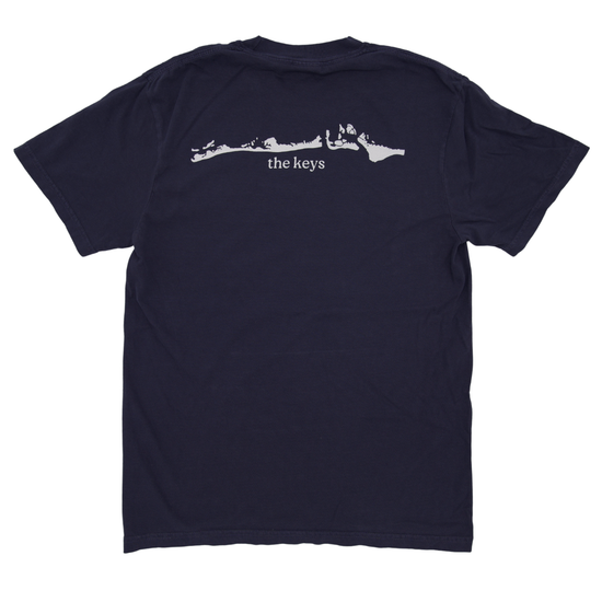 Sarasota Style Longboat Short Sleeve T-Shirt in Navy - Lido Key | Sarasota Store