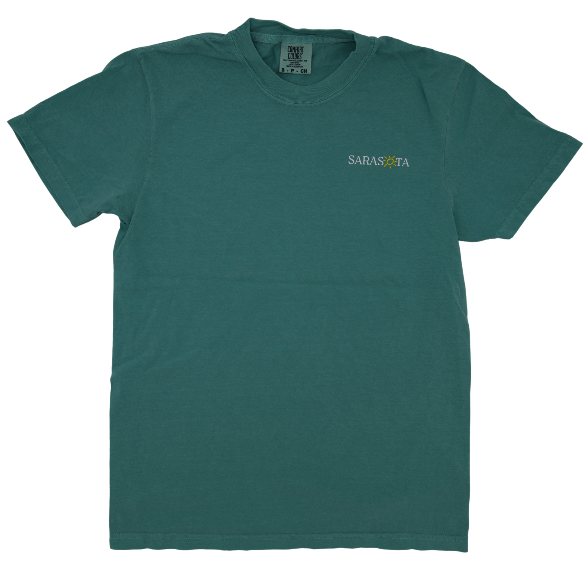 Sarasota Style Longboat Short Sleeve T-Shirt in Seafoam - Lido Key | Sarasota Store
