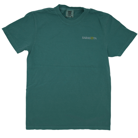 Sarasota Style Longboat Short Sleeve T-Shirt in Seafoam - Lido Key | Sarasota Store