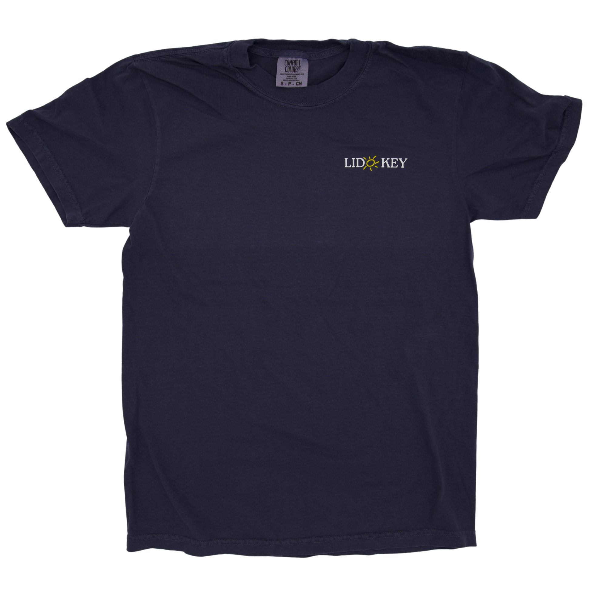 Sarasota Style Short Sleeve T-Shirt in Navy - Lido Key | Sarasota Store