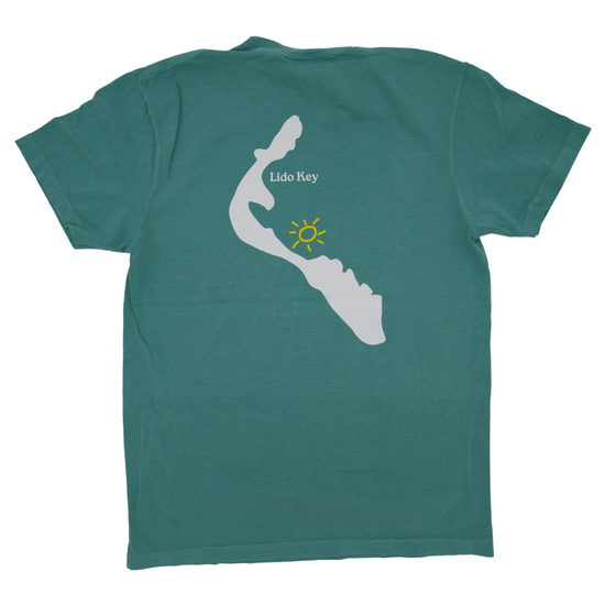 Sarasota Style Short Sleeve T-Shirt in Seafoam - Lido Key | Sarasota Store