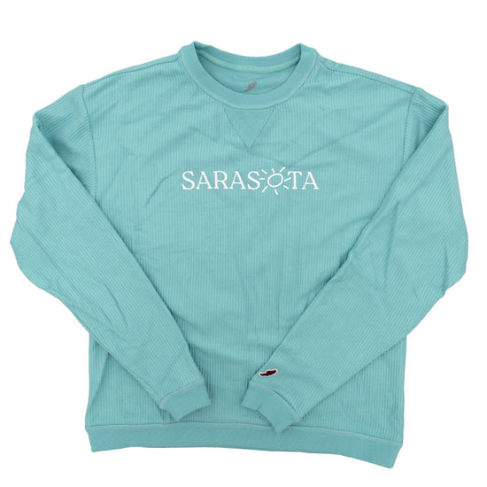 Sarasota Style Light Crewneck Sweatshirt in Blue - Sarasota Florida | Sarasota Store