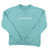 Sarasota Style Light Crewneck Sweatshirt in Blue - Sarasota Florida | Sarasota Store