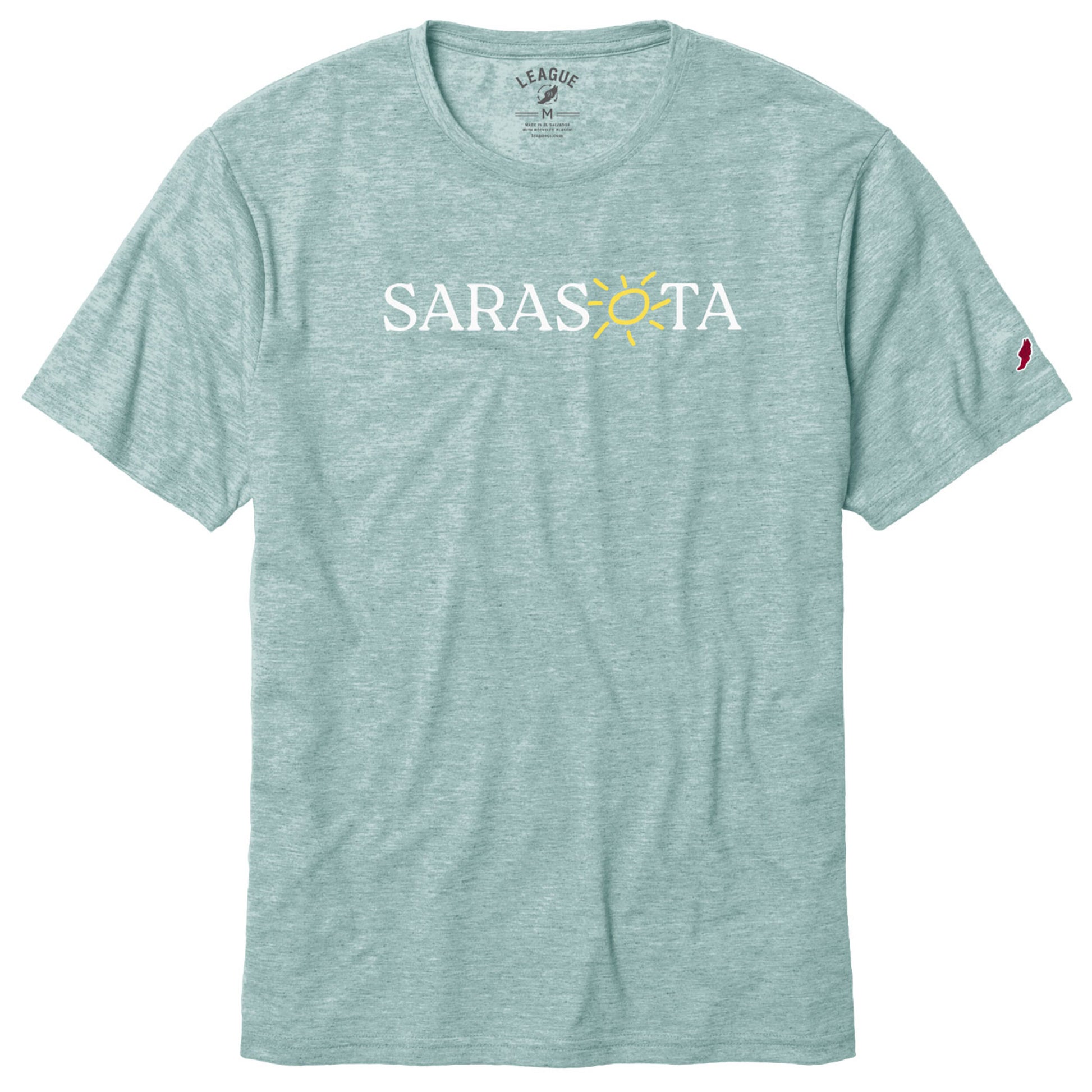 Sarasota Style Light Short Sleeve T-Shirt in Blue - Sarasota Florida | Sarasota Store