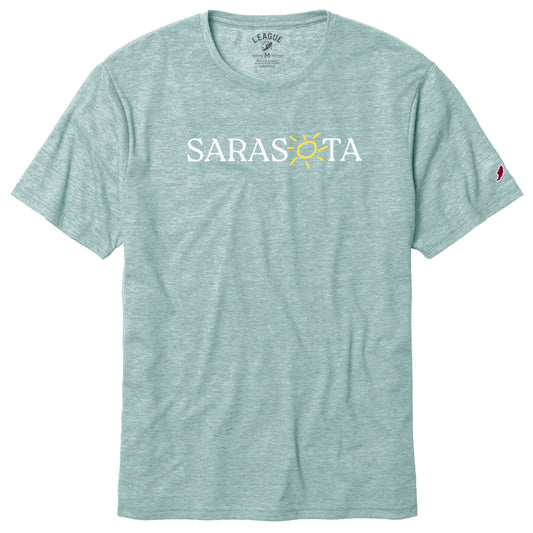 Sarasota Style Light Short Sleeve T-Shirt in Blue - Sarasota Florida | Sarasota Store