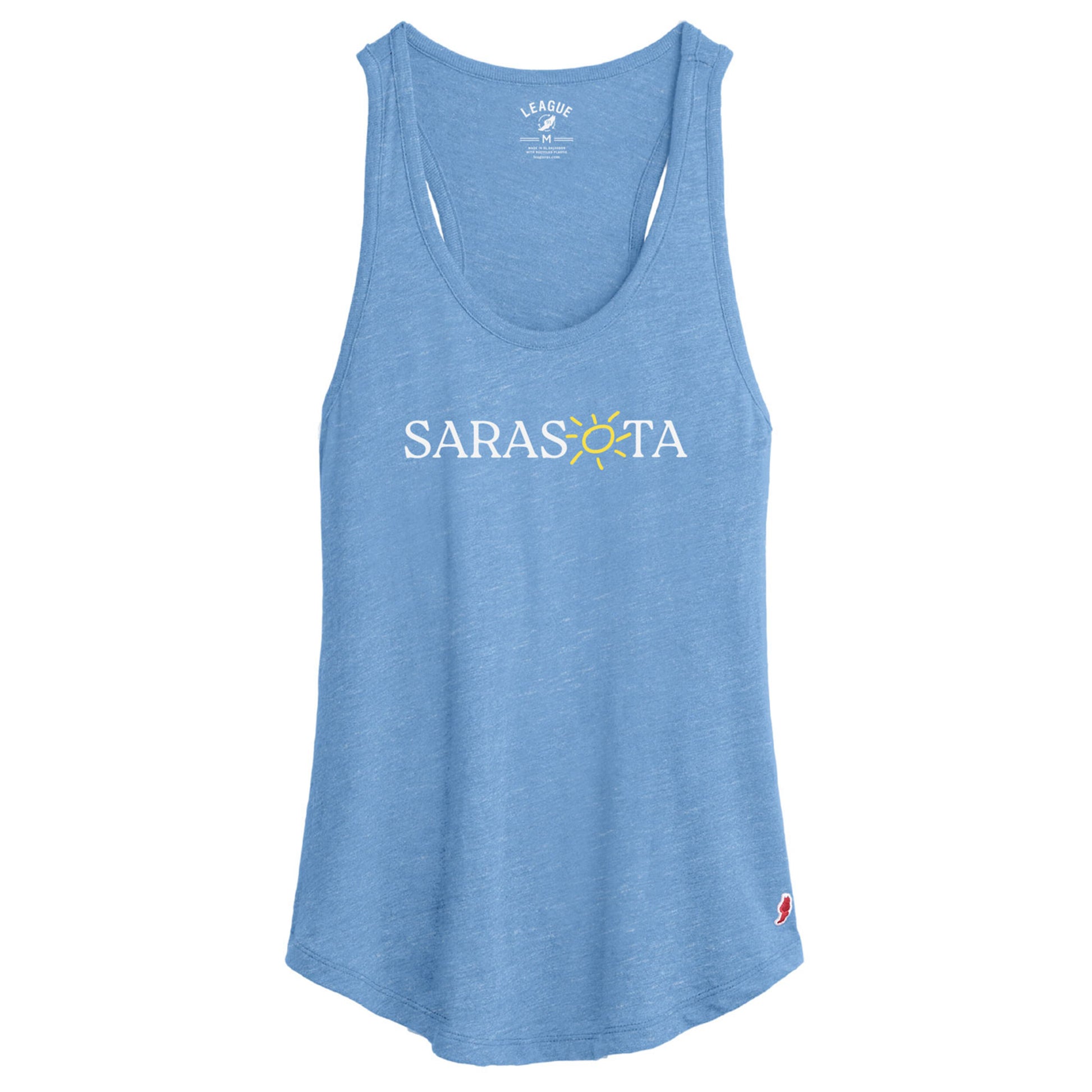 Sarasota Style Light Tank Top in Blue - Sarasota Florida | Sarasota Store