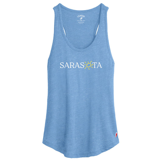 Sarasota Style Light Tank Top in Blue - Sarasota Florida | Sarasota Store