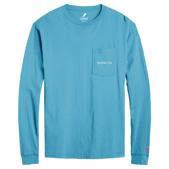 Sarasota Style Long Sleeve T-Shirt in Blue - Sarasota Florida | Sarasota Store