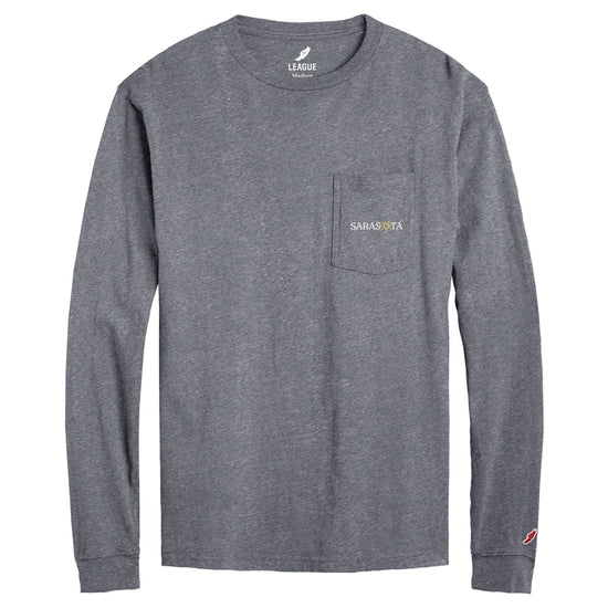 Sarasota Style Long Sleeve T-Shirt in Gray - Sarasota Florida | Sarasota Store