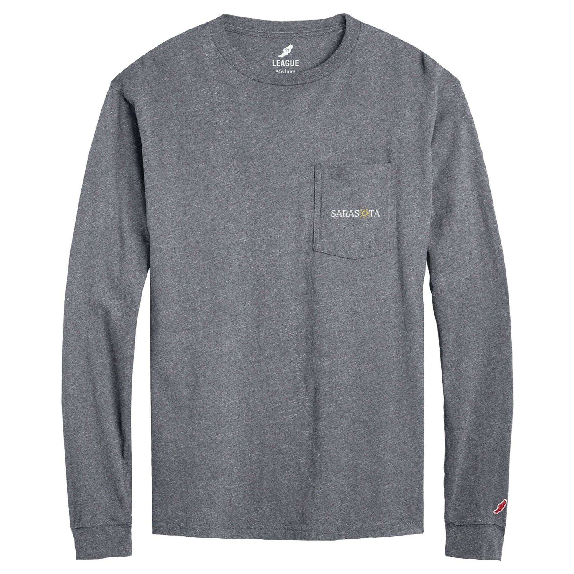 Sarasota Style Long Sleeve T-Shirt in Gray - Sarasota Florida | Sarasota Store