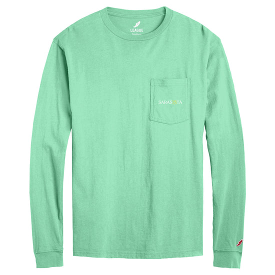 Sarasota Style Long Sleeve T-Shirt in Green - Sarasota Florida | Sarasota Store