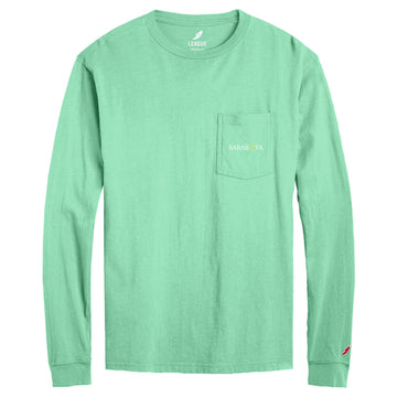 Sarasota Style Long Sleeve T-Shirt in Green - Sarasota Florida | Sarasota Store