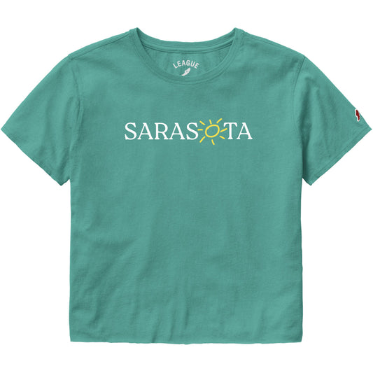 Sarasota Style Long Sleeve T-Shirt in Teal - Sarasota Florida | Sarasota Store