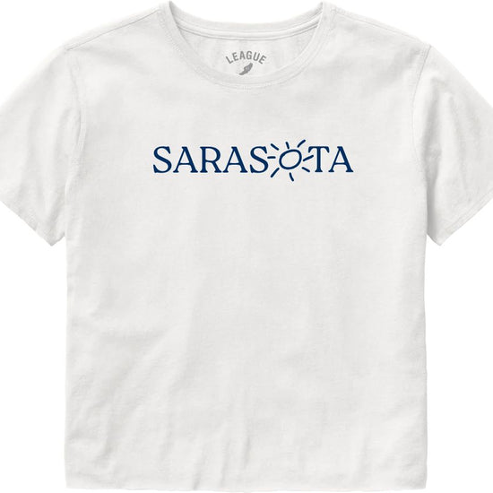 Sarasota Style Long Sleeve T-Shirt in White - Sarasota Florida | Sarasota Store