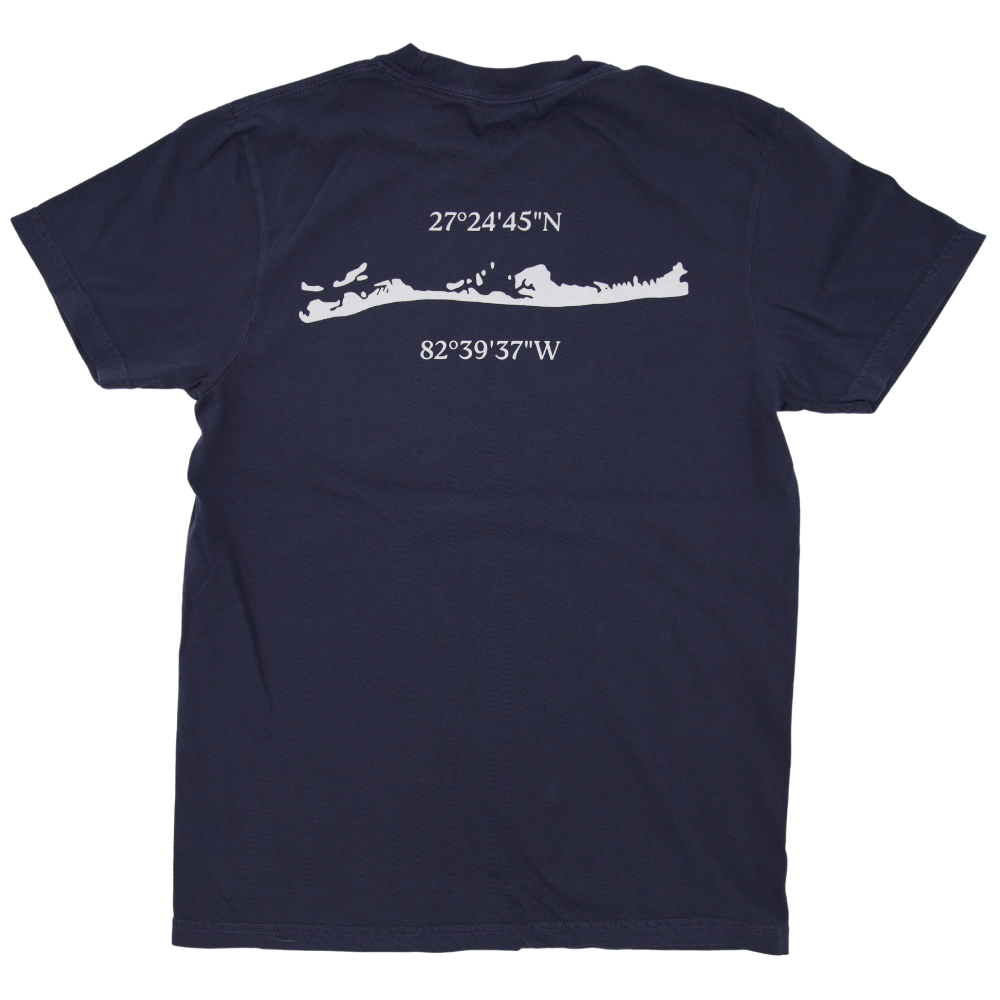 Sarasota Style Coordinates Short Sleeve T-Shirt in Navy - Longboat Key | Sarasota Store