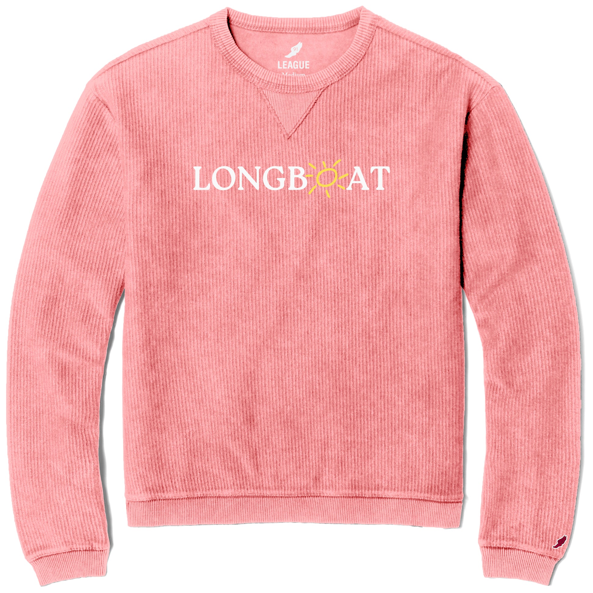 Sarasota Style Crewneck Sweatshirt in Classic Pink - Longboat Key | Sarasota Store