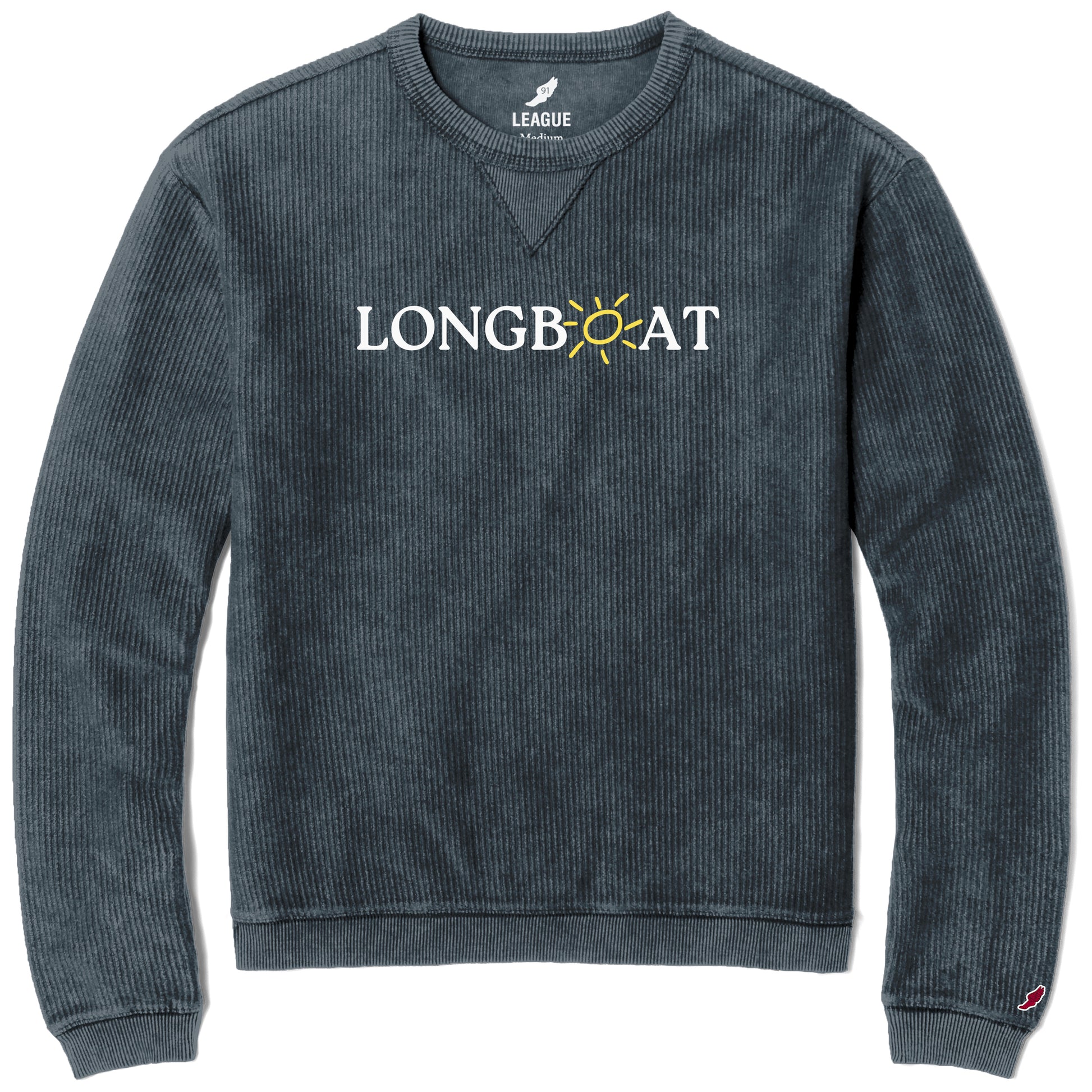 Sarasota Style Crewneck Sweatshirt in Denim - Longboat Key | Sarasota Store