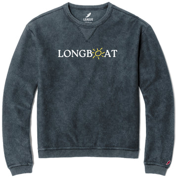 Sarasota Style Crewneck Sweatshirt in Denim - Longboat Key | Sarasota Store