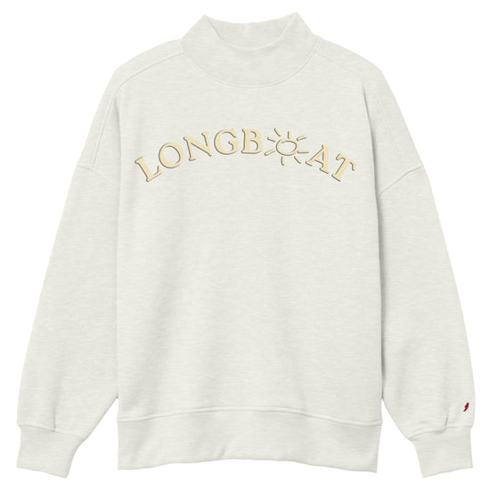 Sarasota Style Mock Neck in Oatmeal - Longboat Key | Sarasota Store