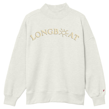 Sarasota Style Mock Neck in Oatmeal - Longboat Key | Sarasota Store