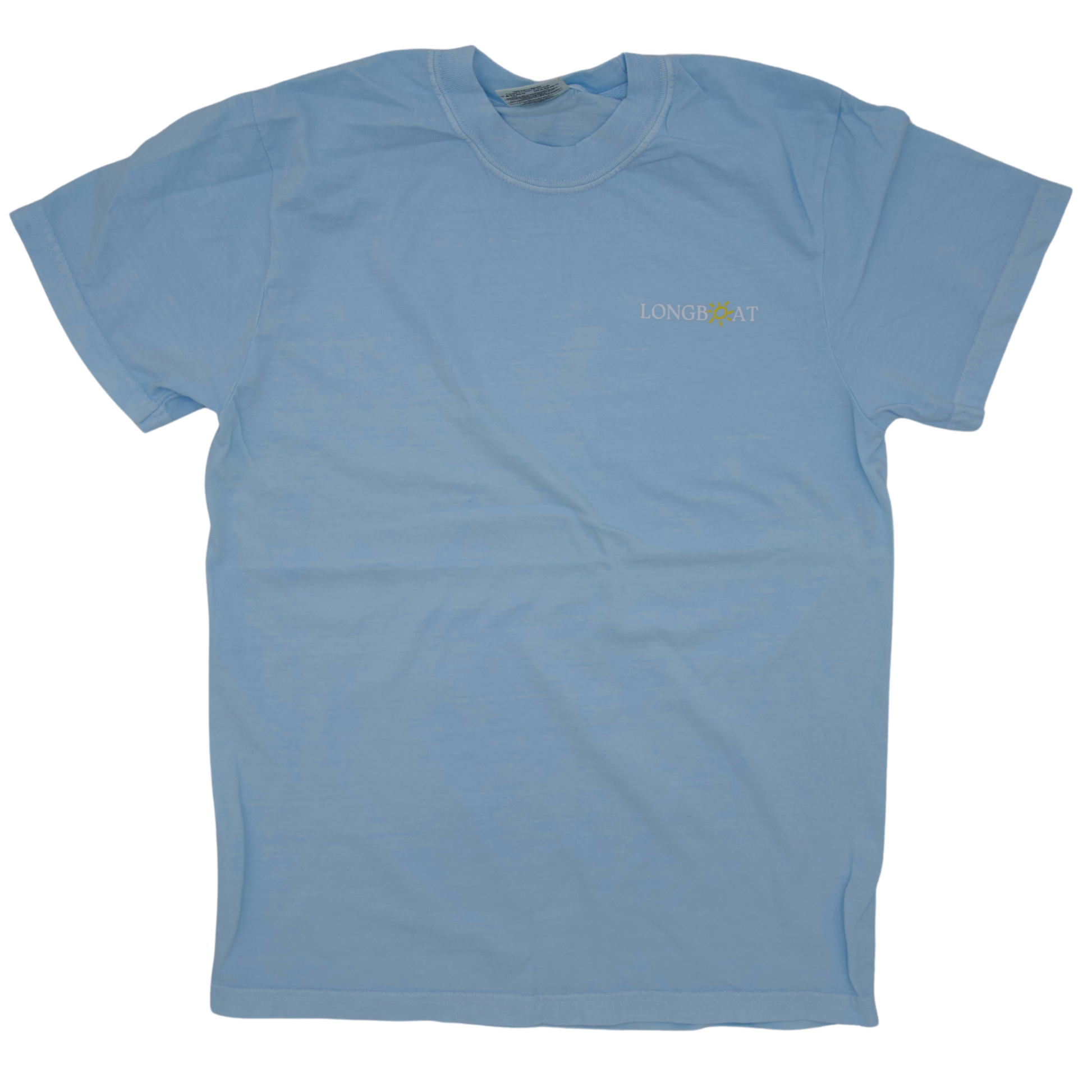 Sarasota Style Short Sleeve T-Shirt in Chambray - Longboat Key | Sarasota Store