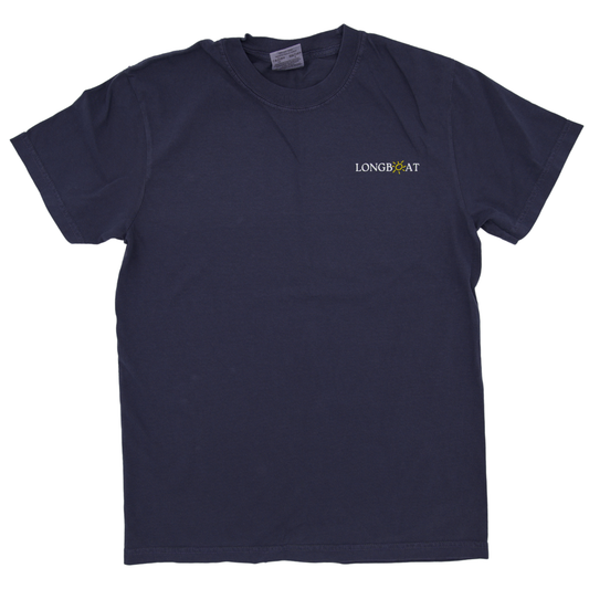 Sarasota Style Short Sleeve T-Shirt in Navy - Longboat Key | Sarasota Store