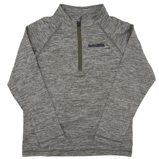 Sarasota Style Matthew Quarter Zip Pullover in Gray - Sarasota Florida | Sarasota Store