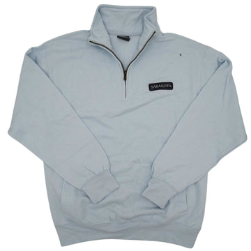 Sarasota Style Men'S Fundamental Fleece Quarter Zip Pullover in Blue - Sarasota Florida | Sarasota Store