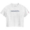 Sarasota Style Midi Short Sleeve T-Shirt in White - Sarasota Florida | Sarasota Store