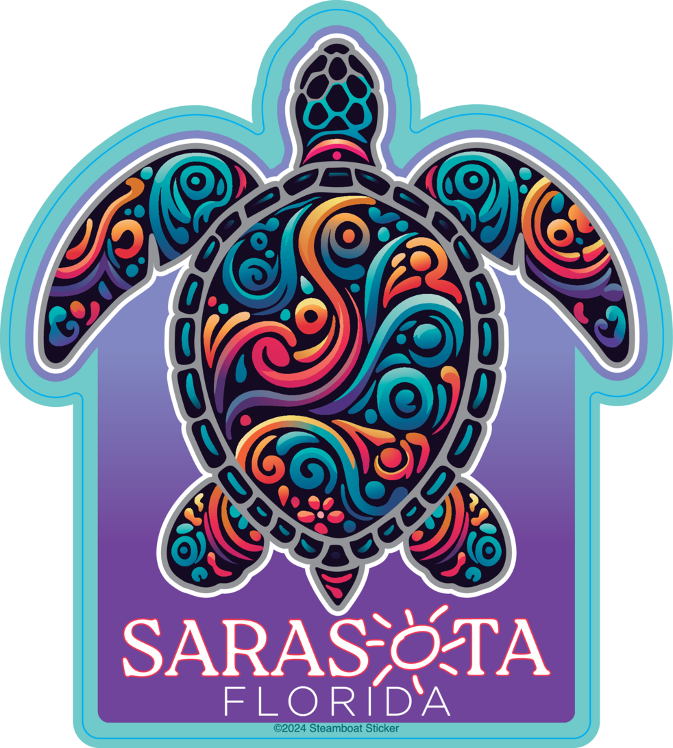 Sarasota Style Mosaic Turtle - Sarasota Florida | Sarasota Store