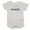 Sarasota Style Baby Onesie in White - Sarasota Florida | Sarasota Store